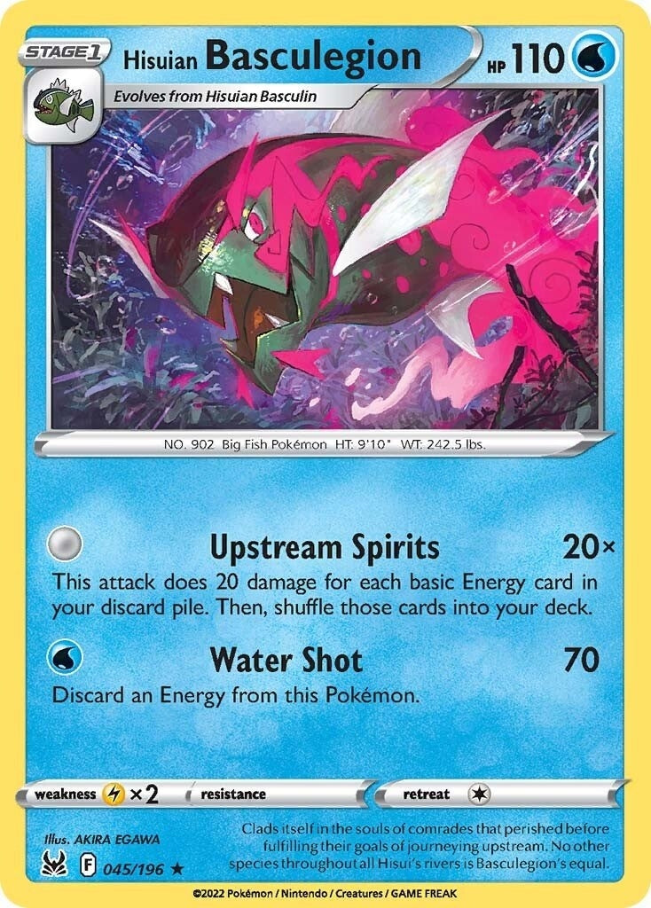 Image for Hisuian Basculegion (SWSH11: Lost Origin) (045/196) - Pokemon