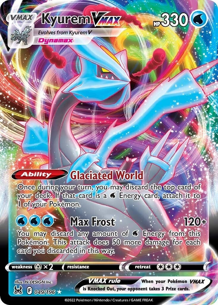 Image for Kyurem VMAX (SWSH11: Lost Origin) (049/196) - Pokemon