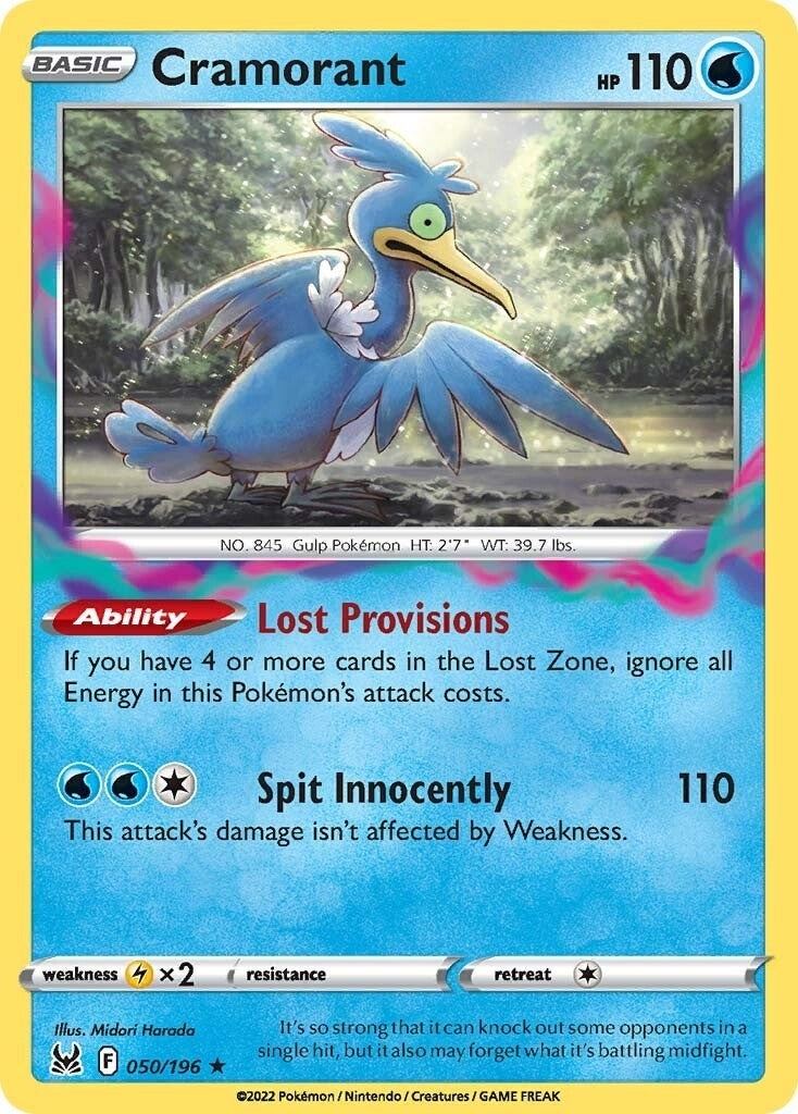 Image for Cramorant (SWSH11: Lost Origin) (050/196) - Pokemon