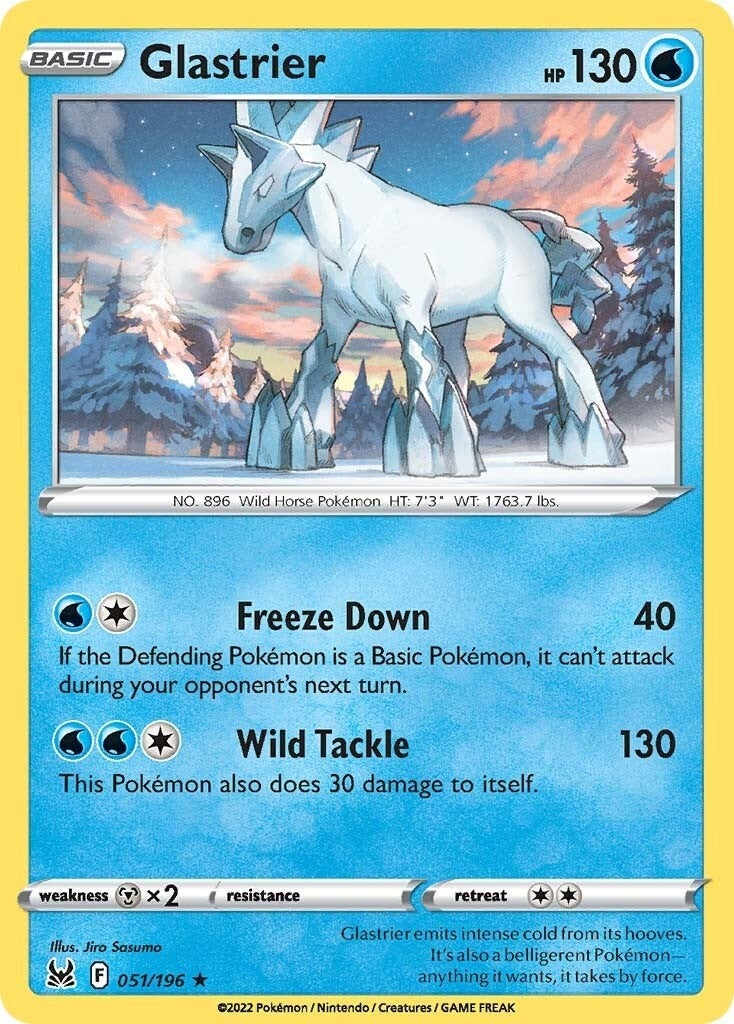 Image for Glastrier (SWSH11: Lost Origin) (051/196) - Pokemon