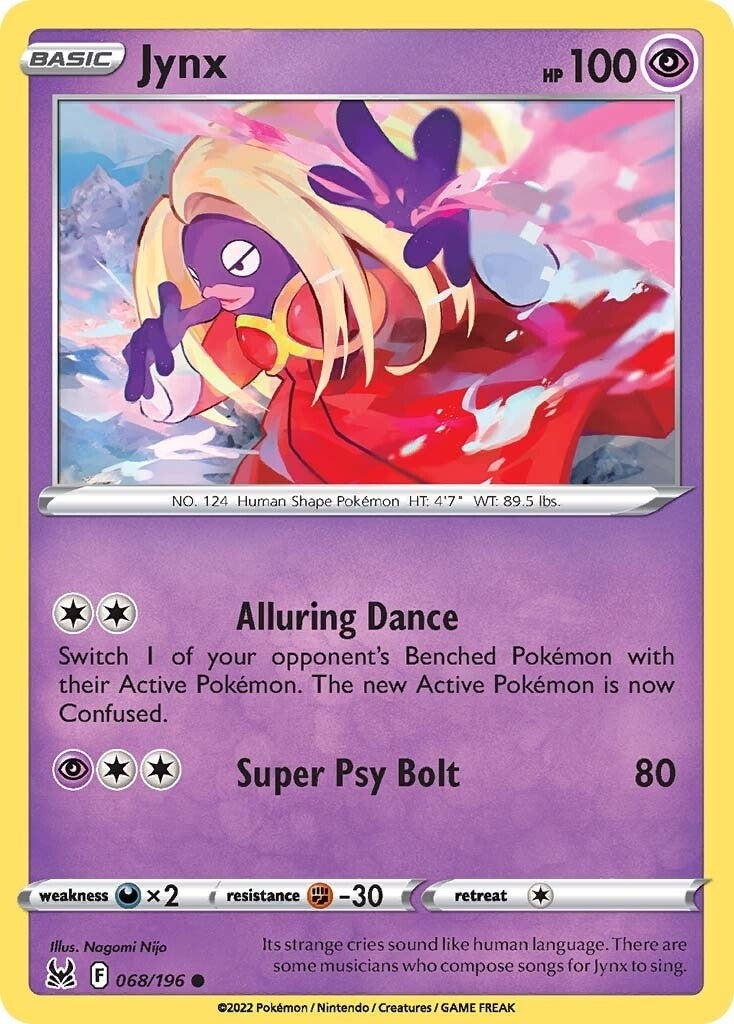Image for Jynx (SWSH11: Lost Origin) (068/196) - Pokemon