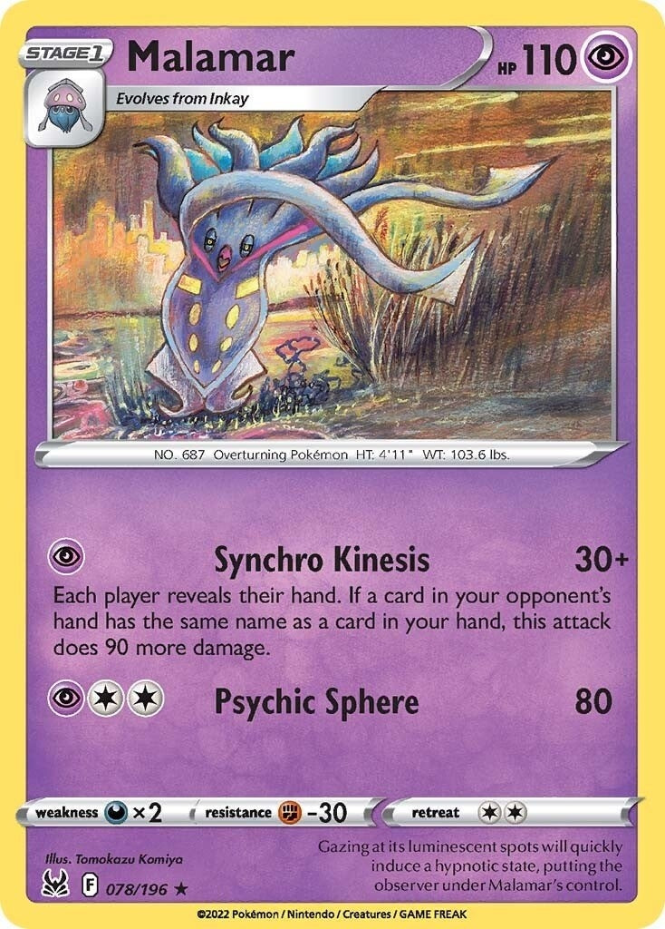 Image for Malamar (SWSH11: Lost Origin) (078/196) - Pokemon