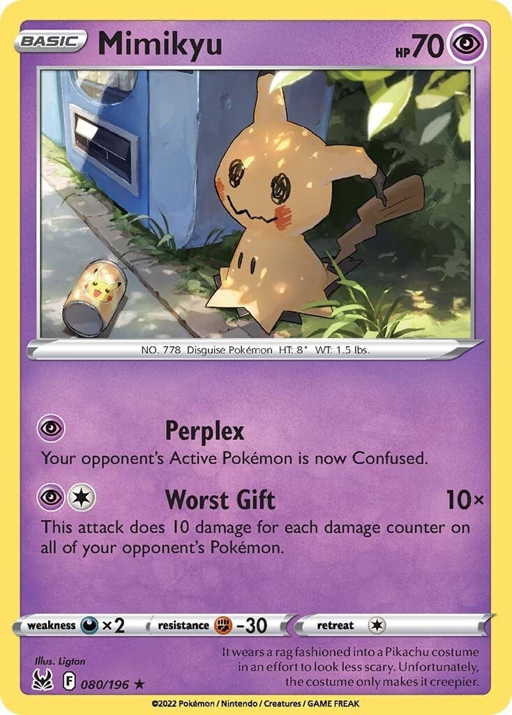 Image for Mimikyu (SWSH11: Lost Origin) (080/196) - Pokemon