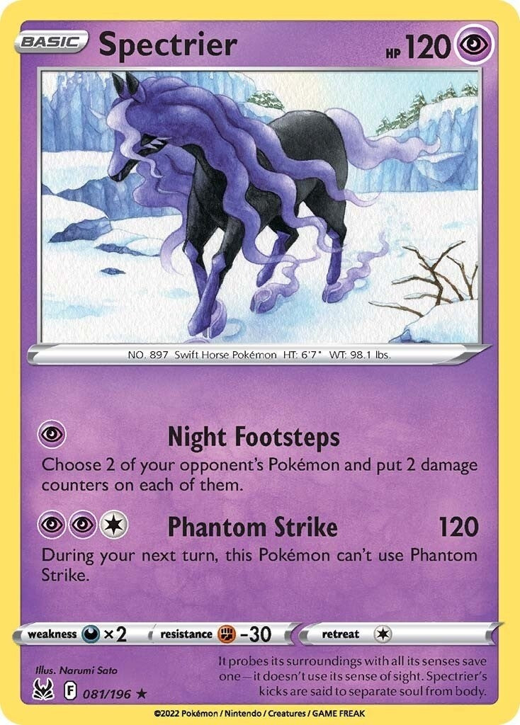 Image for Spectrier (SWSH11: Lost Origin) (081/196) - Pokemon