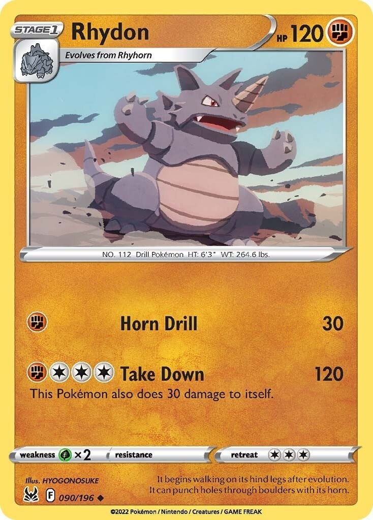 Image for Rhydon (SWSH11: Lost Origin) (090/196) - Pokemon