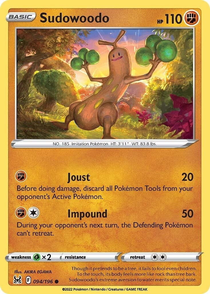 Image for Sudowoodo (SWSH11: Lost Origin) (094/196) - Pokemon