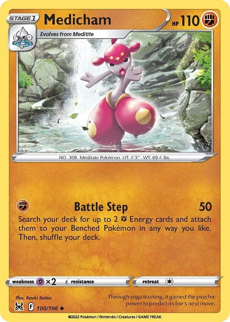 Image for Medicham (SWSH11: Lost Origin) (100/196) - Pokemon