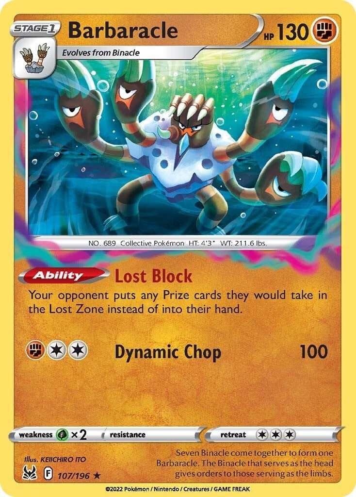 Image for Barbaracle (SWSH11: Lost Origin) (107/196) - Pokemon