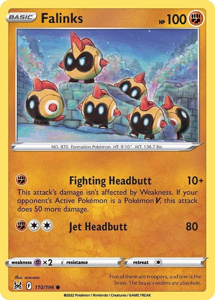 Image for Falinks (SWSH11: Lost Origin) (110/196) - Pokemon
