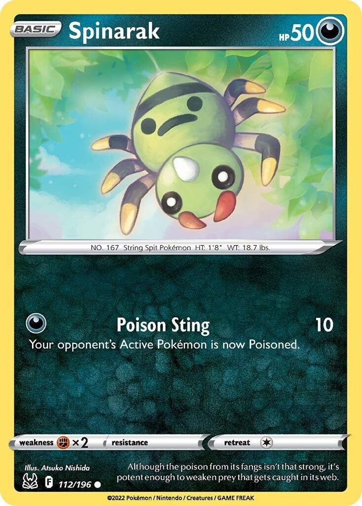 Image for Spinarak (SWSH11: Lost Origin) (112/196) - Pokemon