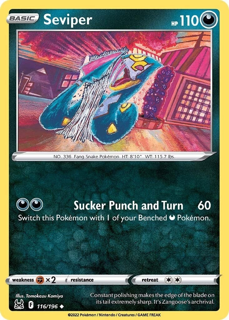 Image for Seviper (SWSH11: Lost Origin) (116/196) - Pokemon