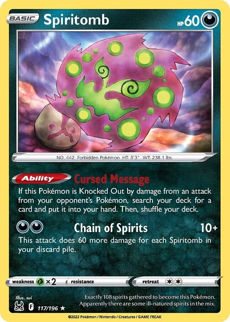Image for Spiritomb (SWSH11: Lost Origin) (117/196) - Pokemon