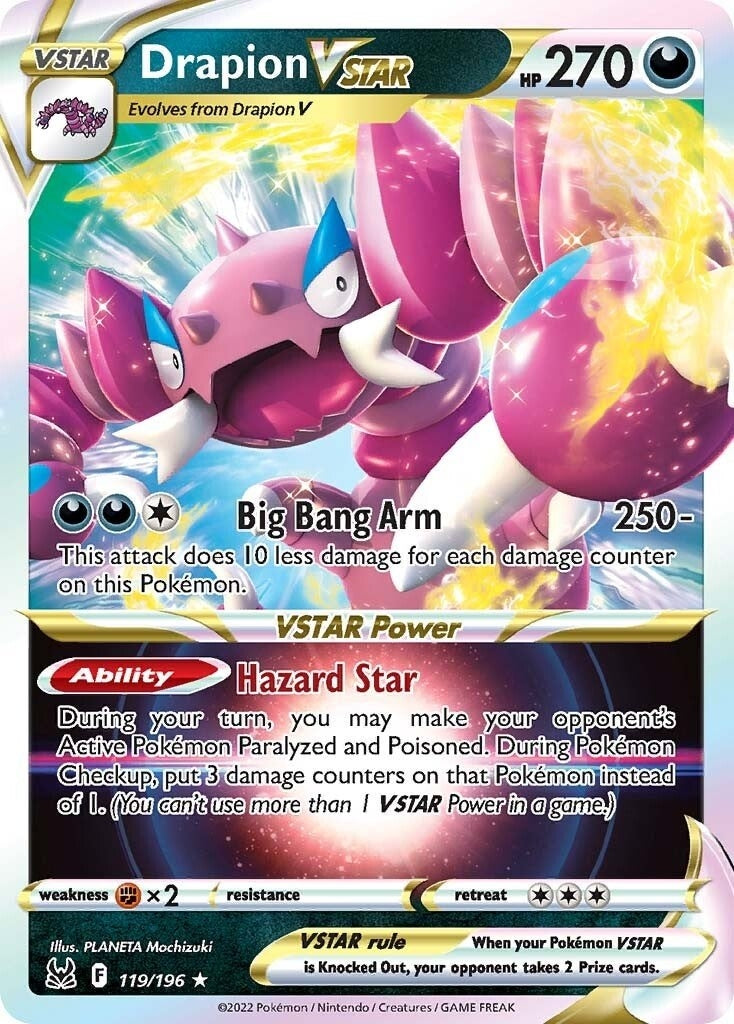 Image for Drapion VSTAR (SWSH11: Lost Origin) (119/196) - Pokemon