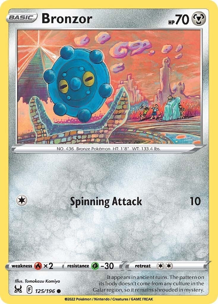Image for Bronzor (SWSH11: Lost Origin) (125/196) - Pokemon