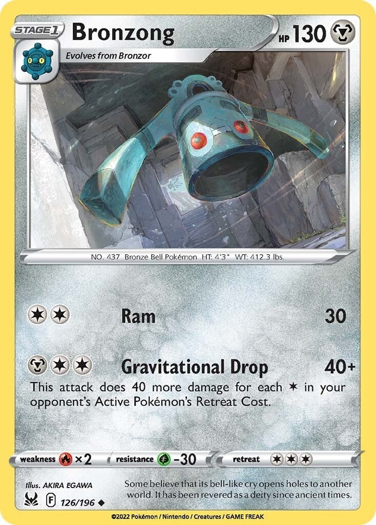 Image for Bronzong (SWSH11: Lost Origin) (126/196) - Pokemon