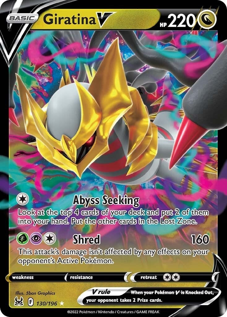 Image for Giratina V (SWSH11: Lost Origin) (130/196) - Pokemon