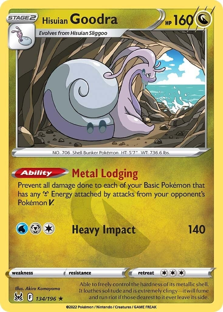 Image for Hisuian Goodra (SWSH11: Lost Origin) (134/196) - Pokemon