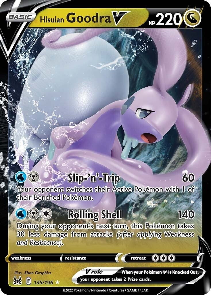 Image for Hisuian Goodra V (SWSH11: Lost Origin) (135/196) - Pokemon
