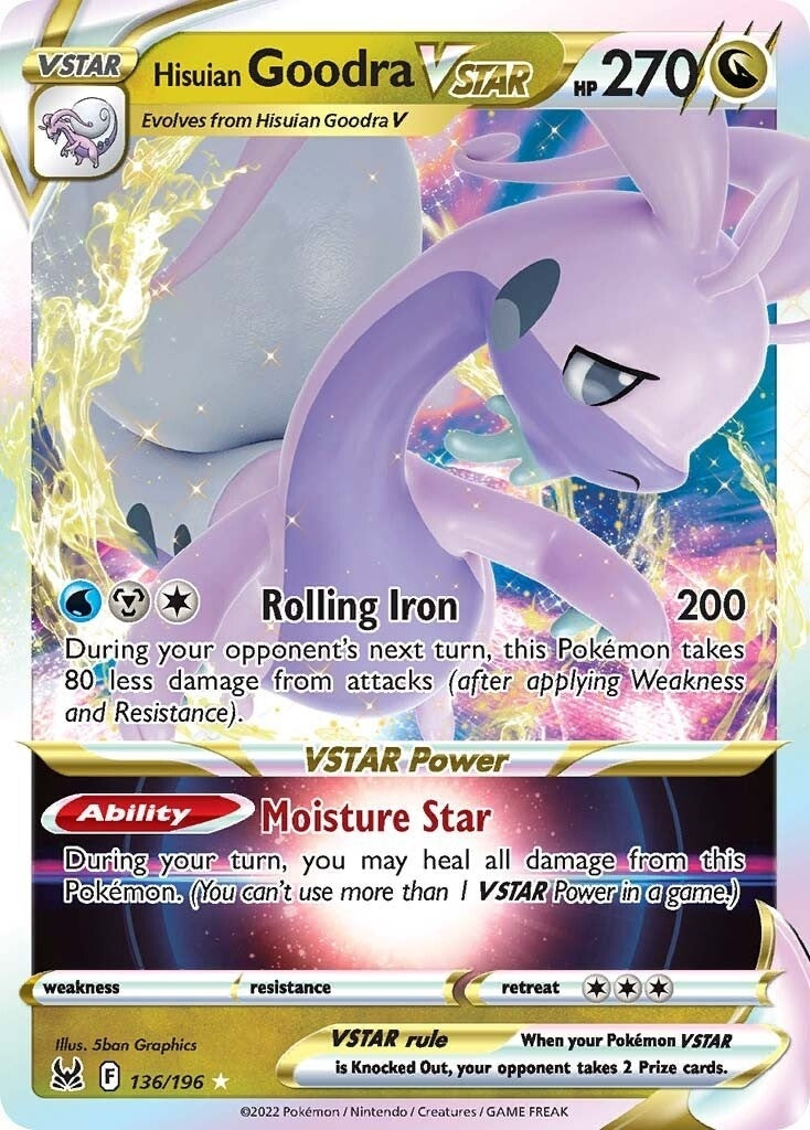Image for Hisuian Goodra VSTAR (SWSH11: Lost Origin) (136/196) - Pokemon