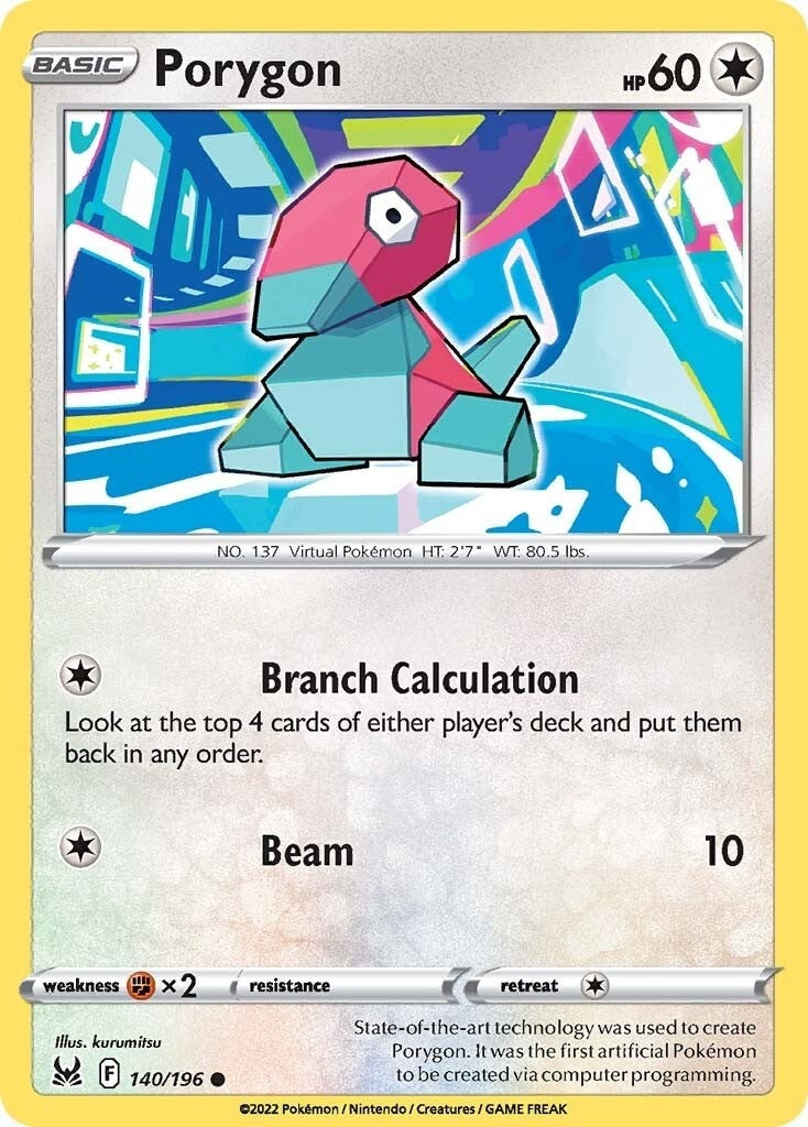 Image for Porygon (SWSH11: Lost Origin) (140/196) - Pokemon