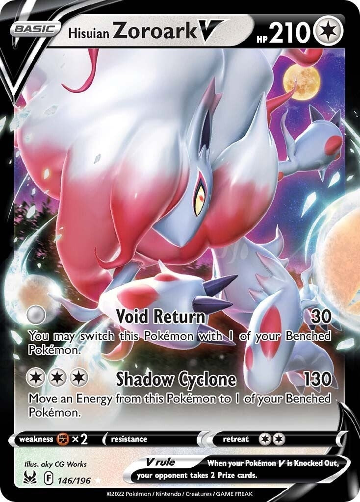 Image for Hisuian Zoroark V (SWSH11: Lost Origin) (146/196) - Pokemon