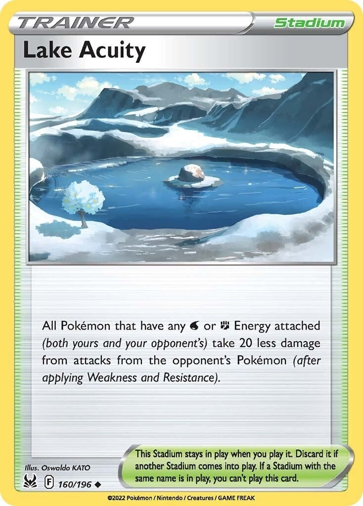 Image for Lake Acuity (SWSH11: Lost Origin) (160/196) - Pokemon