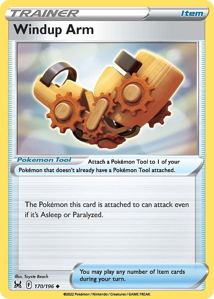 Image for Windup Arm (SWSH11: Lost Origin) (170/196) - Pokemon