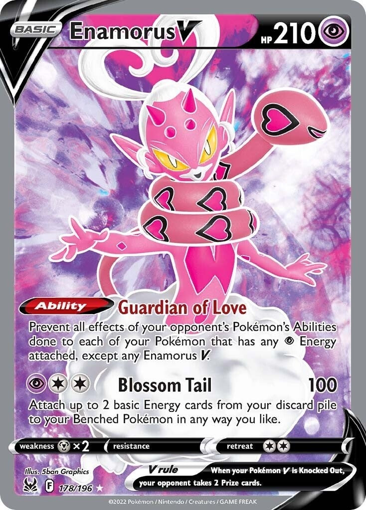 Image for Enamorus V (Full Art) (SWSH11: Lost Origin) (178/196) - Pokemon