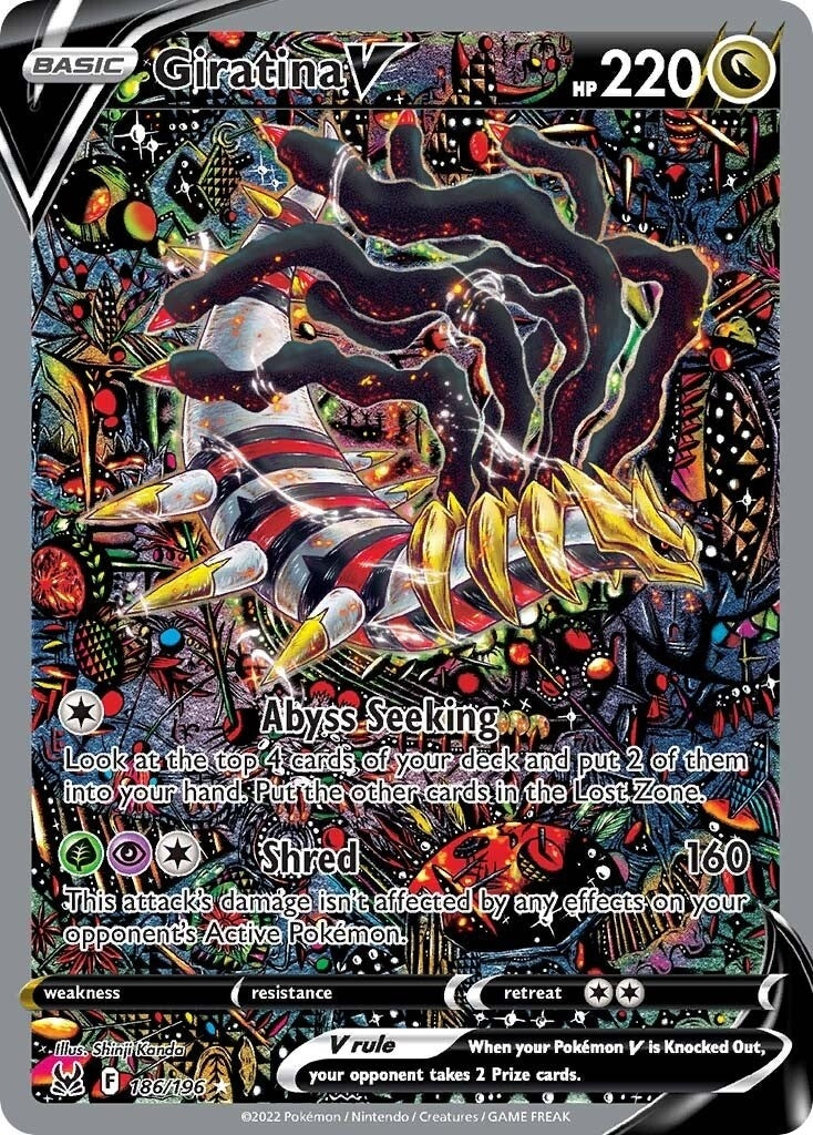 Image for Giratina V (Alternate Full Art) (SWSH11: Lost Origin) (186/196) - Pokemon