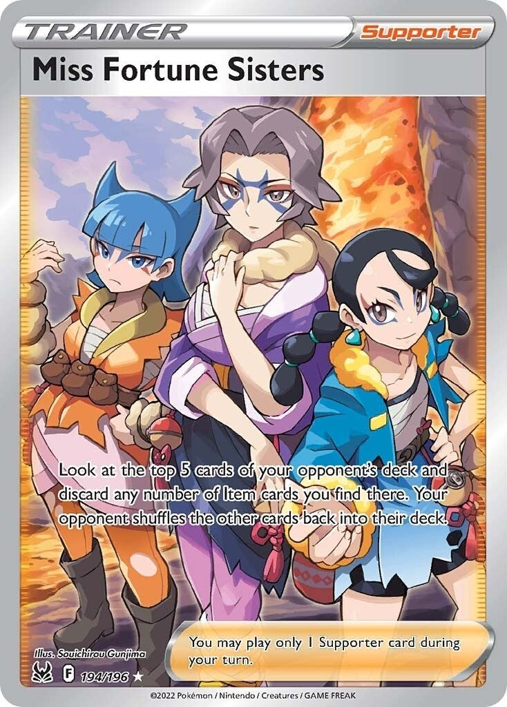 Image for Miss Fortune Sisters (Full Art) (SWSH11: Lost Origin) (194/196) - Pokemon