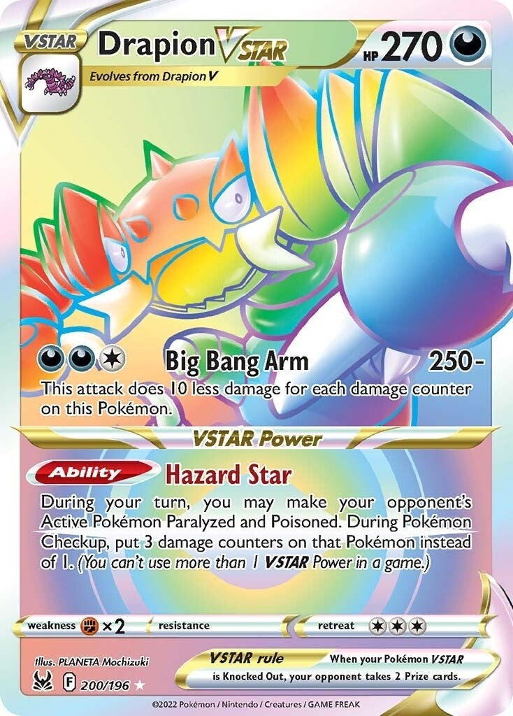 Image for Drapion VSTAR (Secret) (SWSH11: Lost Origin) (200/196) - Pokemon