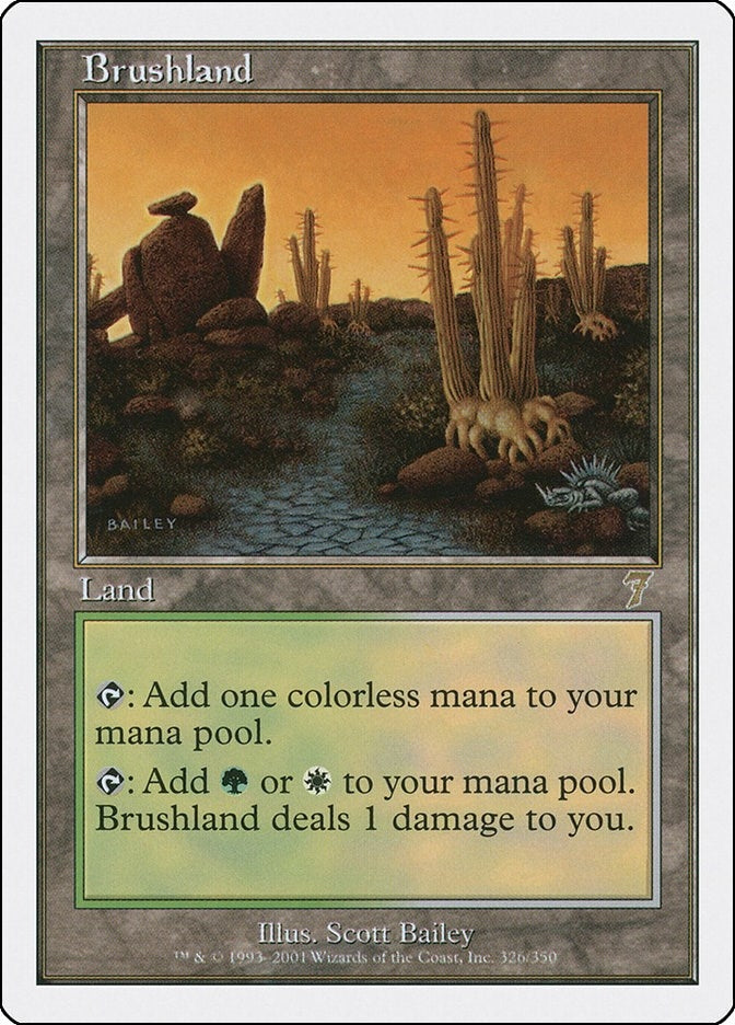 Image for Brushland (7th Edition) (326) - Magic: The Gathering