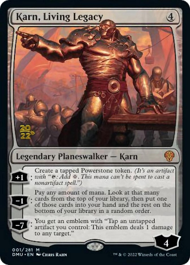 Image for Karn, Living Legacy (Prerelease Cards) (1) - Magic: The Gathering