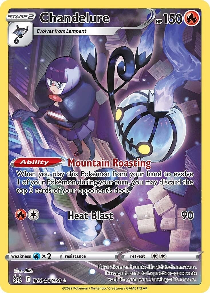 Image for Chandelure (SWSH11: Lost Origin Trainer Gallery) (TG04/TG30) - Pokemon