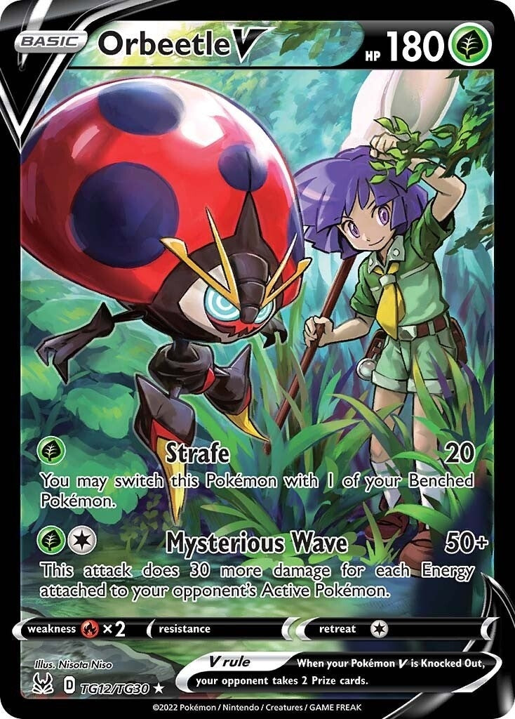 Image for Orbeetle V (SWSH11: Lost Origin Trainer Gallery) (TG12/TG30) - Pokemon