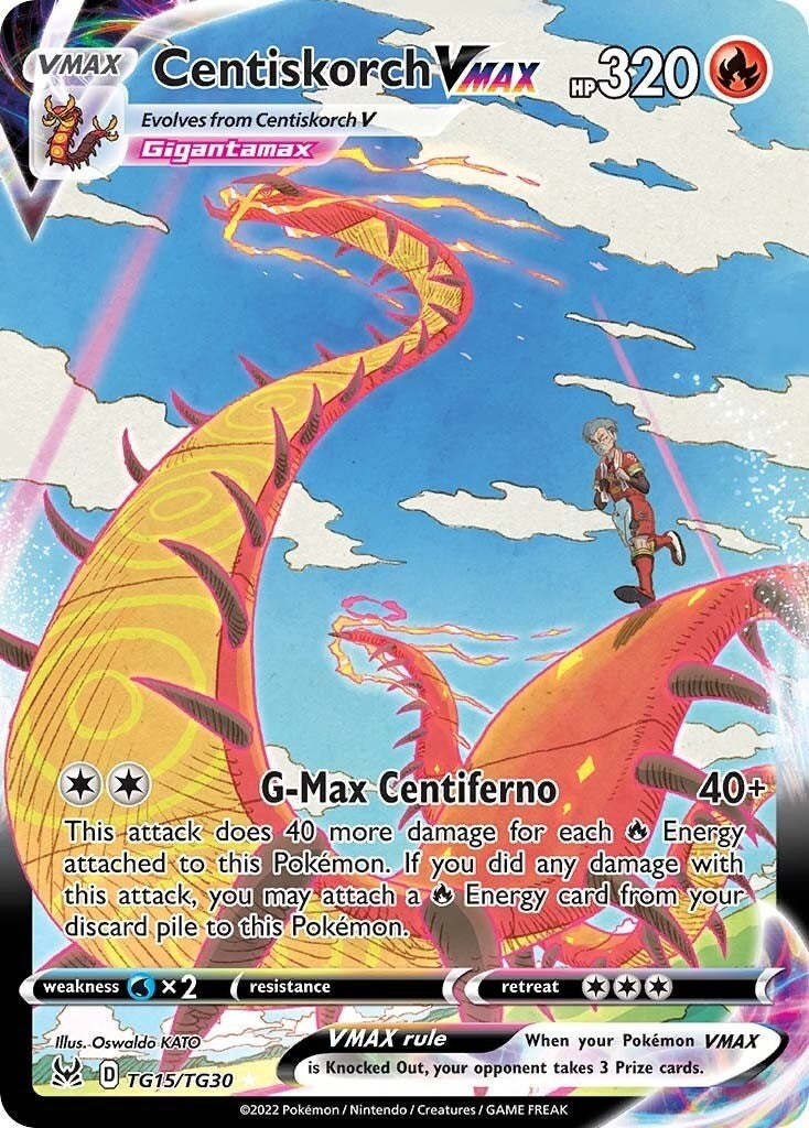Image for Centiskorch VMAX (SWSH11: Lost Origin Trainer Gallery) (TG15/TG30) - Pokemon