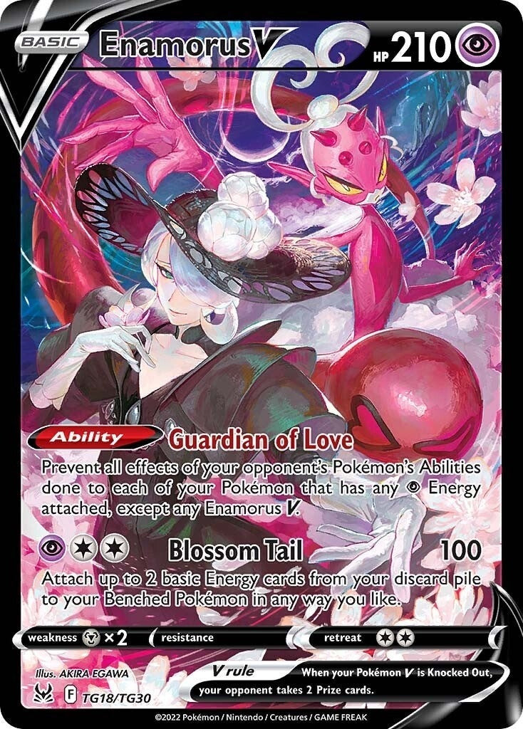 Image for Enamorus V (SWSH11: Lost Origin Trainer Gallery) (TG18/TG30) - Pokemon
