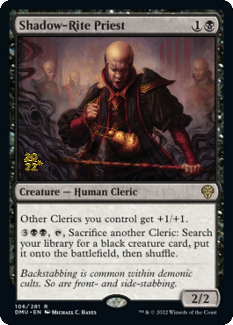 Image for Shadow-Rite Priest (Prerelease Cards) (106) - Magic: The Gathering