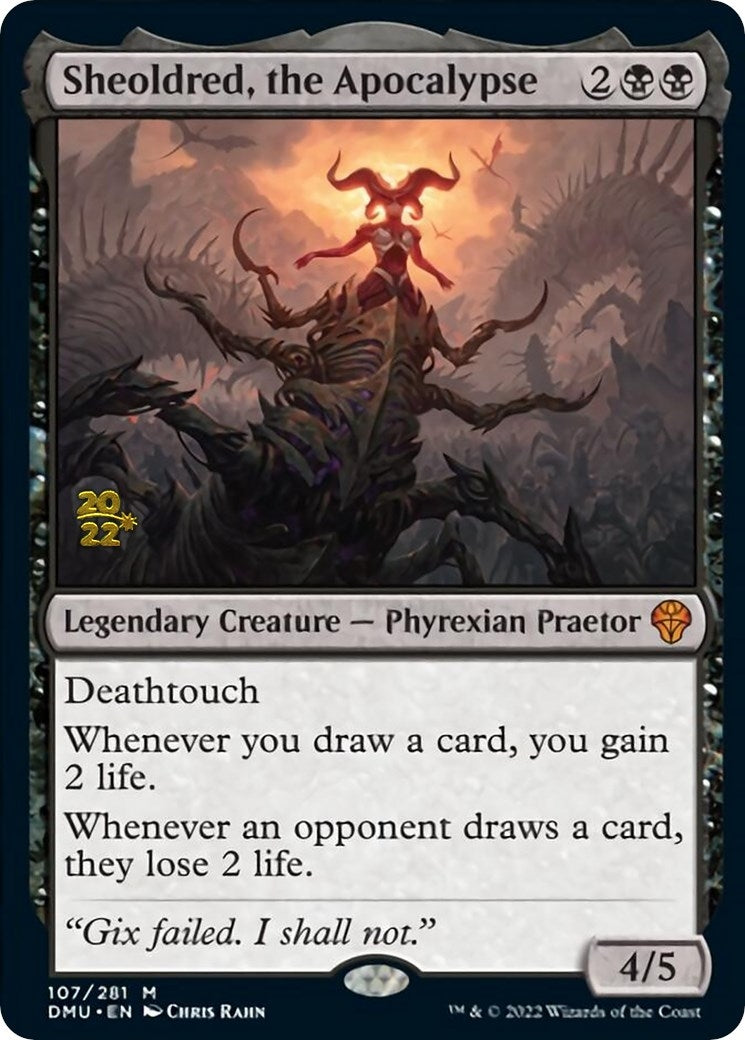 Image for Sheoldred, the Apocalypse (Prerelease Cards) (107) - Magic: The Gathering