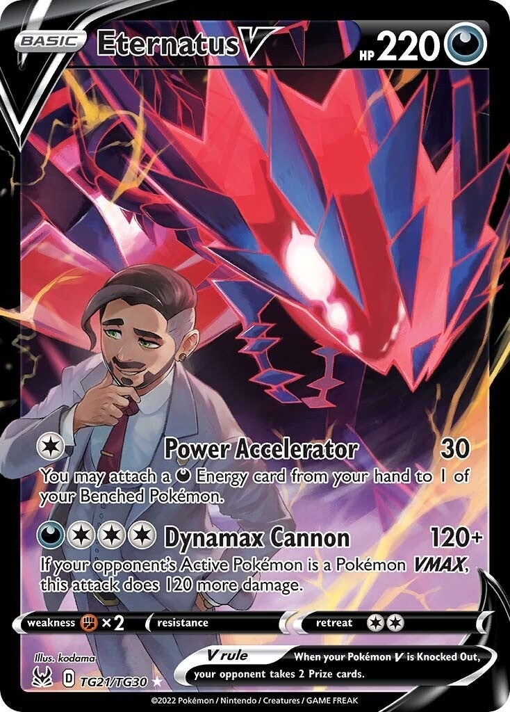 Image for Eternatus V (SWSH11: Lost Origin Trainer Gallery) (TG21/TG30) - Pokemon