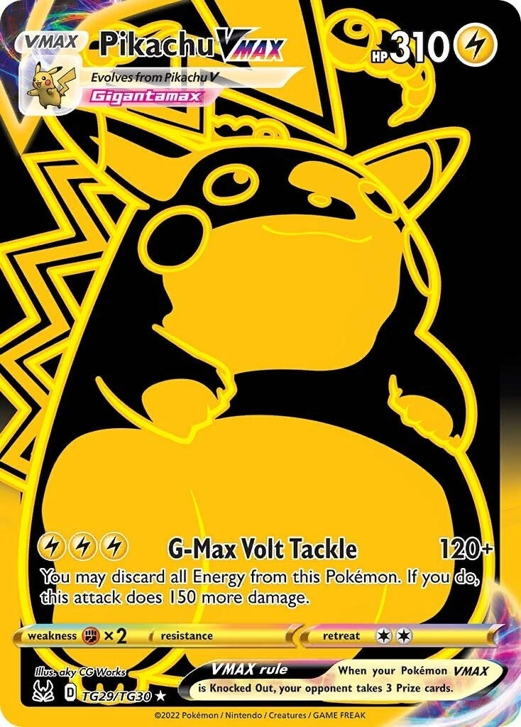 Image for Pikachu VMAX (Secret) (SWSH11: Lost Origin Trainer Gallery) (TG29/TG30) - Pokemon