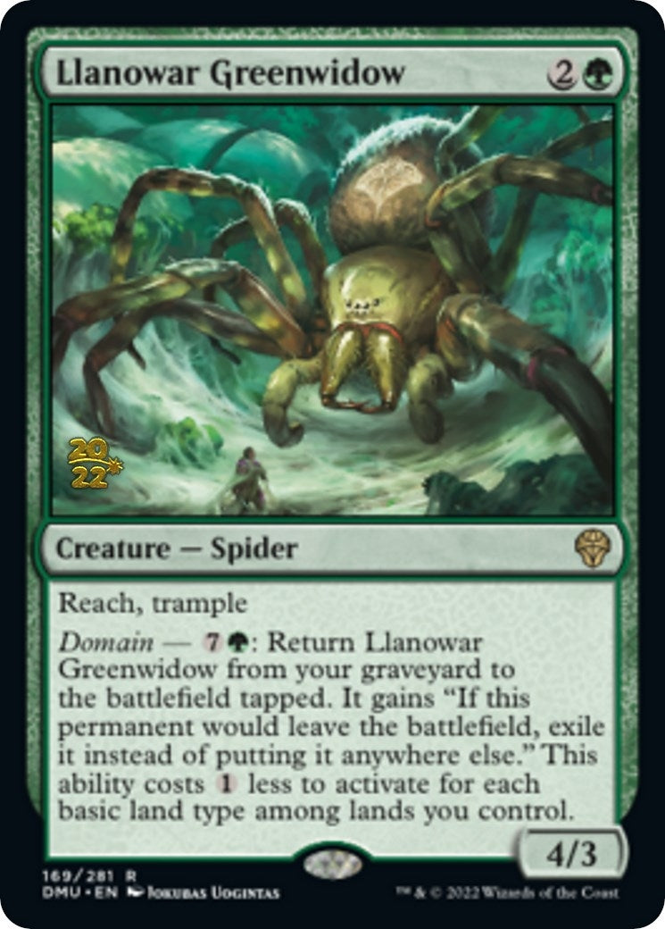 Image for Llanowar Greenwidow (Prerelease Cards) (169) - Magic: The Gathering
