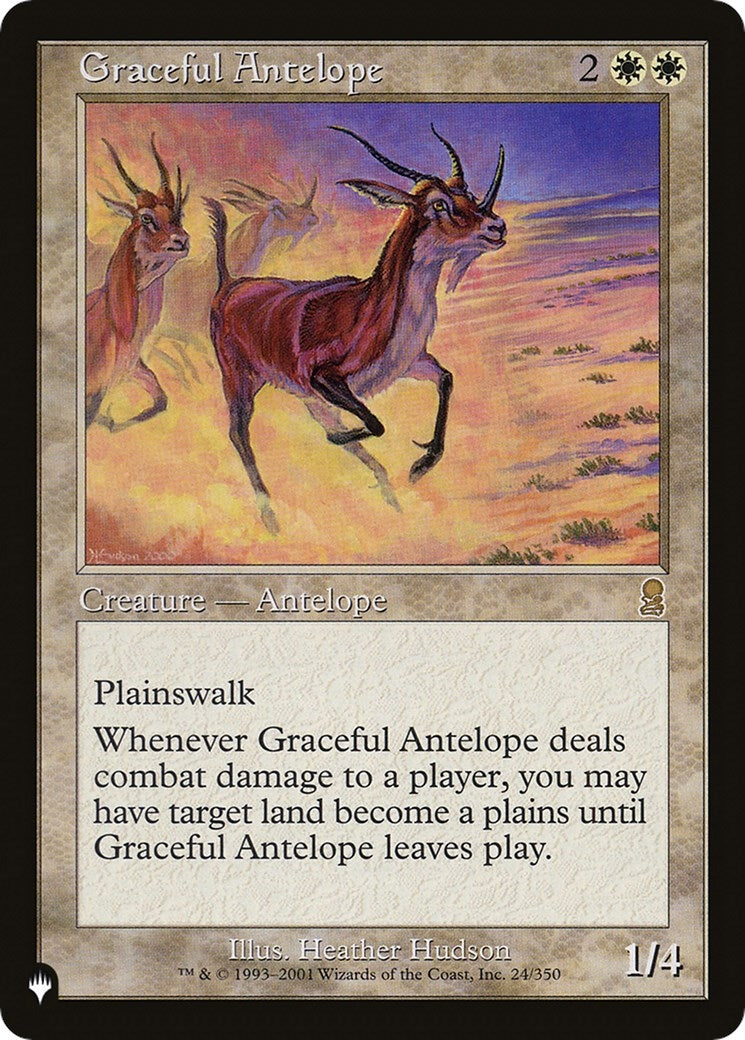 Image for Graceful Antelope (The List Reprints) (24/350) - Magic: The Gathering