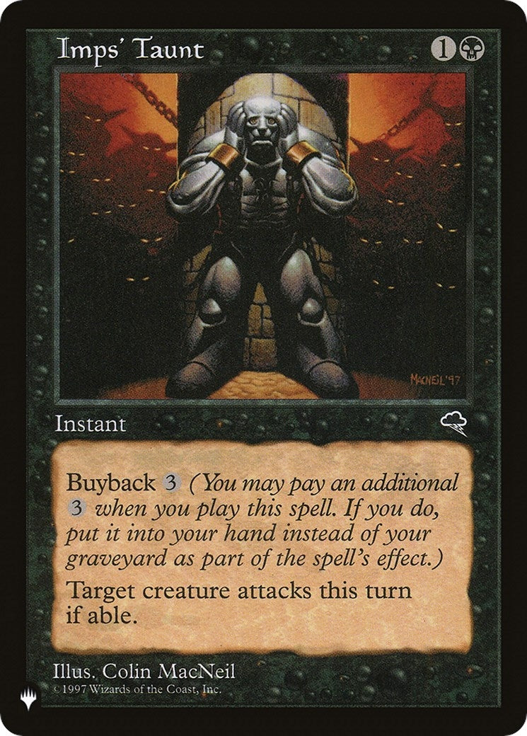 Image for Imps' Taunt (The List Reprints) - Magic: The Gathering