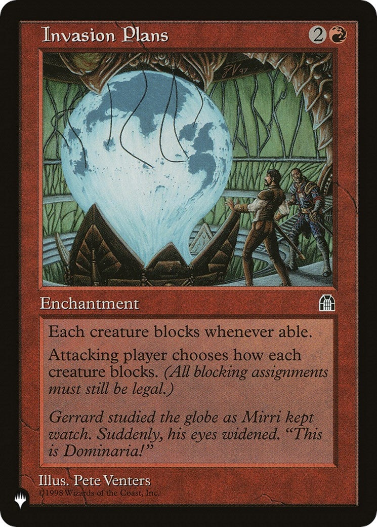 Image for Invasion Plans (The List Reprints) - Magic: The Gathering