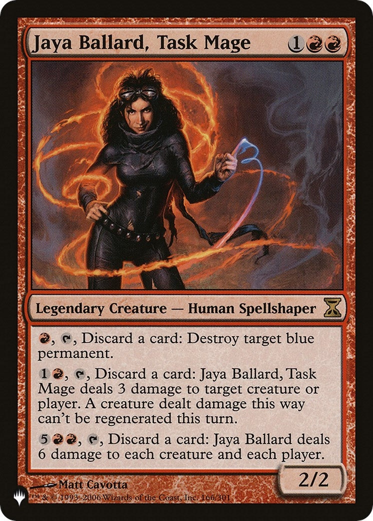 Image for Jaya Ballard, Task Mage (The List Reprints) (166/301) - Magic: The Gathering