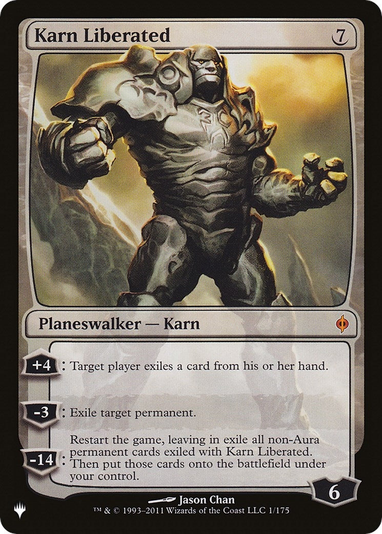 Image for Karn Liberated (The List Reprints) (1/175) - Magic: The Gathering