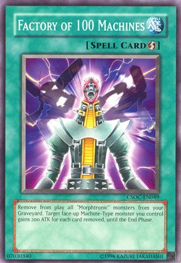 Image for Factory of 100 Machines (Crossroads of Chaos) (CSOC-EN049) - YuGiOh