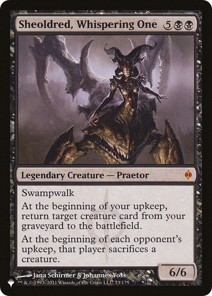 Image for Sheoldred, Whispering One (The List Reprints) (73/175) - Magic: The Gathering
