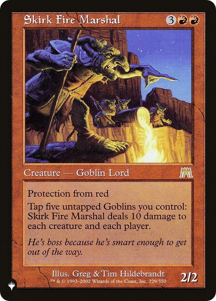 Image for Skirk Fire Marshal (The List Reprints) (229/350) - Magic: The Gathering
